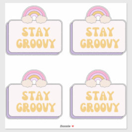 Blijf Groovy Sticker