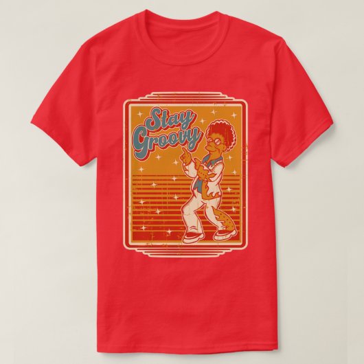 Blijf Groovy T-shirt (Design voorkant)