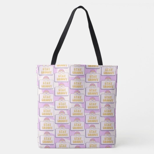 Blijf Groovy Tote Bag (Voorkant)