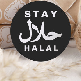 Blijf halal sticker
