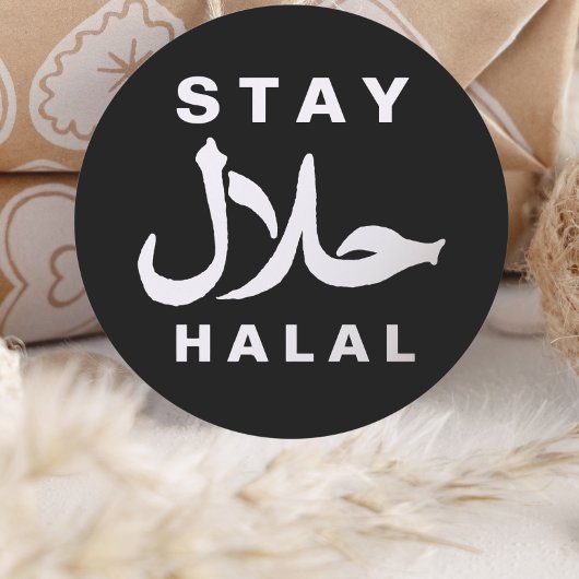Blijf halal sticker