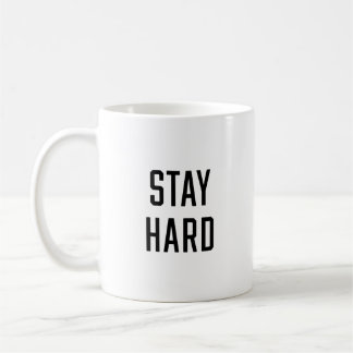 Blijf hard koffiemok