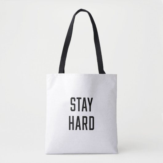 Blijf hard tote bag (Voorkant)