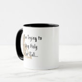 Blijf Heilige Skelet Mok - Grappige Koffiekop Cade (Voorkant links)