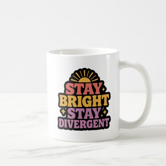 Blijf Helder, Blijf Divergent Koffiemok (Rechts)