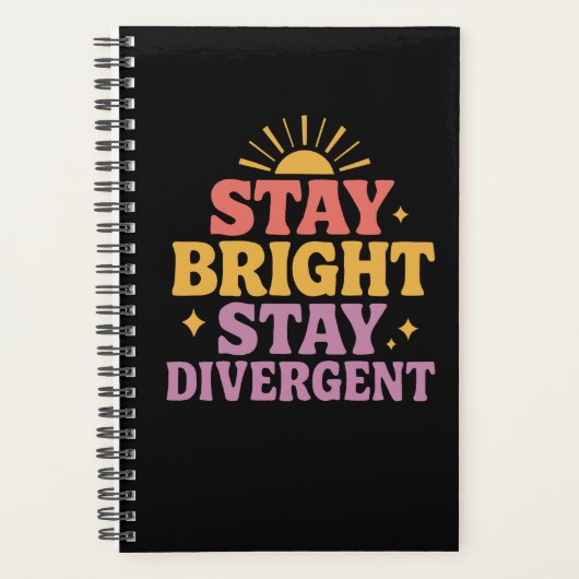 Blijf Helder, Blijf Divergent Planner (Voorkant)