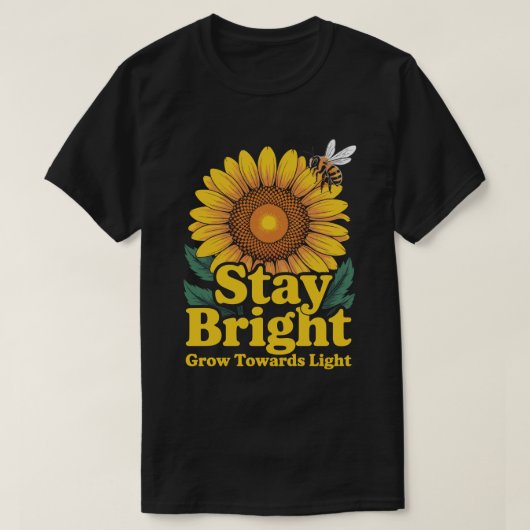 Blijf Helder Zonnebloem T-shirt (Design voorkant)