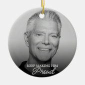 Blijf hem trots maken pa Ornament (Voorkant)