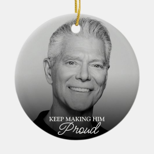 Blijf hem trots maken pa Ornament (Voorkant)