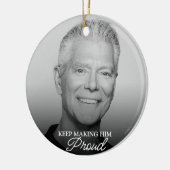 Blijf hem trots maken pa Ornament (Links)