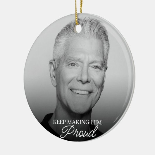 Blijf hem trots maken pa Ornament (Links)