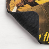 Blijf hem vliegen. muismat (Hoek)