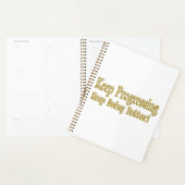 "Blijf het beter doen!" Schattige ontwerp. Bestel Planner (Display)