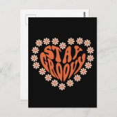 Blijf het hart van de boomgaard met bloemen briefkaart (Voorkant / Achterkant)