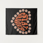 Blijf het hart van de boomgaard met bloemen wandkleed (Voorkant (horizontaal))