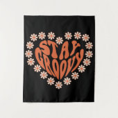 Blijf het hart van de boomgaard met bloemen wandkleed (Voorkant)