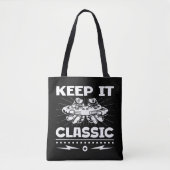 Blijf het Klassieke Retro Gaming Controller Videos Tote Bag (Voorkant)