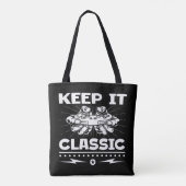 Blijf het Klassieke Retro Gaming Controller Videos Tote Bag (Achterkant)