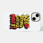 Blijf het proberen totdat je er een telefoonhoesje Case-Mate iPhone case (Achterkant (horizontaal))