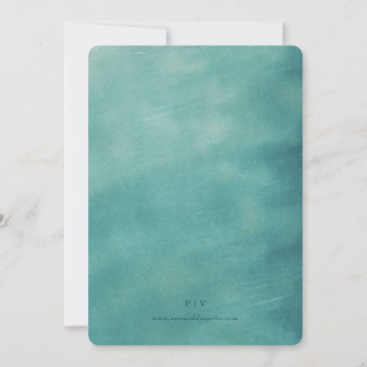 Blijf hier voor altijd met je huwelijksuitnodiging kaart (Achterkant)