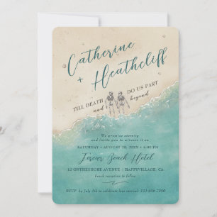 Blijf hier voor altijd met je huwelijksuitnodiging kaart