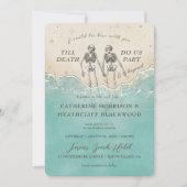 Blijf hier voor altijd met je huwelijksuitnodiging kaart (Voorkant)