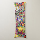 Blijf hippie lichaamskussen (Voorkant Verticaal)