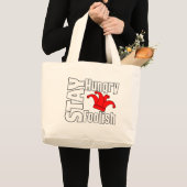 Blijf Hongaars, blijf vol Grote Tote Bag (Voorkant (product))