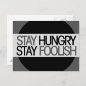 Blijf honger briefkaart (Voorkant / Achterkant)