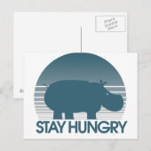 Blijf honger briefkaart (Voorkant / Achterkant)