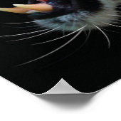 Blijf honger, honger - tijger, succes, resultaat poster (Hoek)