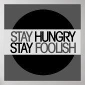 Blijf honger poster (Voorkant)