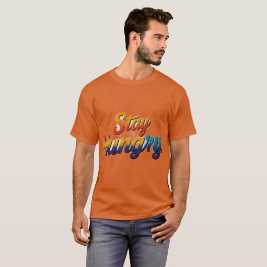 Blijf honger t-shirt (Voorkant volledig)