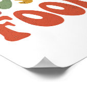 "Blijf hongerig, blijf dwaas." in meerdere kleuren Poster (Hoek)