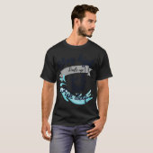 Blijf hoog en vis diep. t-shirt (Voorkant volledig)