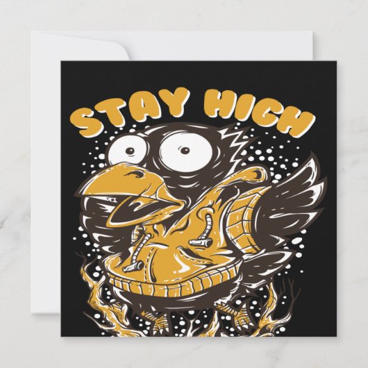 blijf hoog kaart (Voorkant)