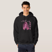 Blijf hopen - borstkanker hoodie (Voorkant volledig)