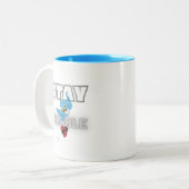 Blijf Humble Tweekleurige Koffiemok (Voorkant links)