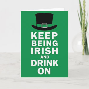 Blijf Iers Drink Uit Kaart