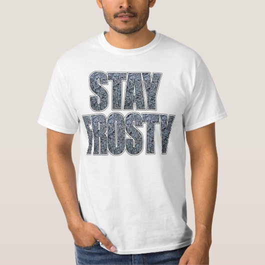 blijf ijskoud t-shirt (Voorkant)