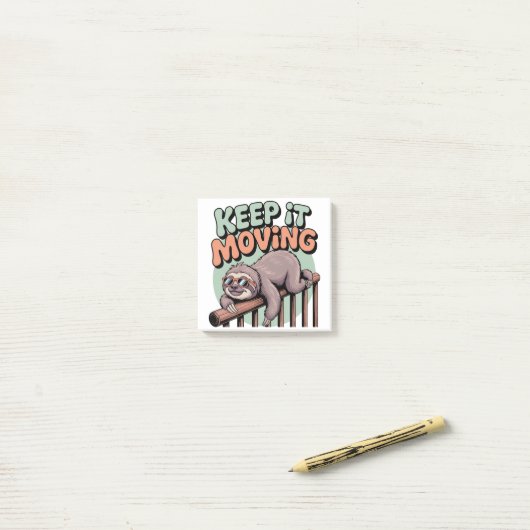 Blijf in Beweging Post-it® Notes (Op bureau)