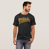 Blijf in Beweging | Rust Maar Stop Niet | T-Shirt (Voorkant volledig)