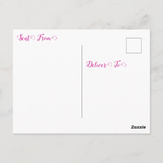 Blijf in contact met deze Schattigee Donut en Koff Briefkaart (Achterkant)