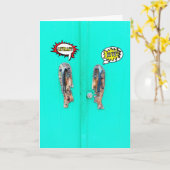 Blijf in contact met het Wenskaart Kaart (Gele Bloem)