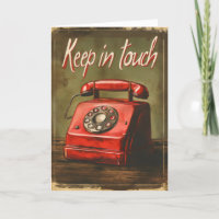 Blijf in contact Retro Telefoon