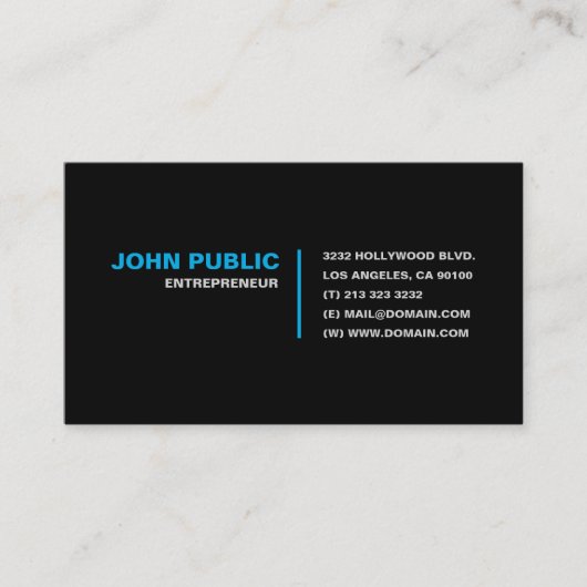 Blijf in contact visitekaartje (Voorkant)