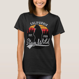 Blijf in de beer van Wild California T-shirt