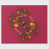 Blijf in de buik met een leuke dag cadeaupapier (Vlak)