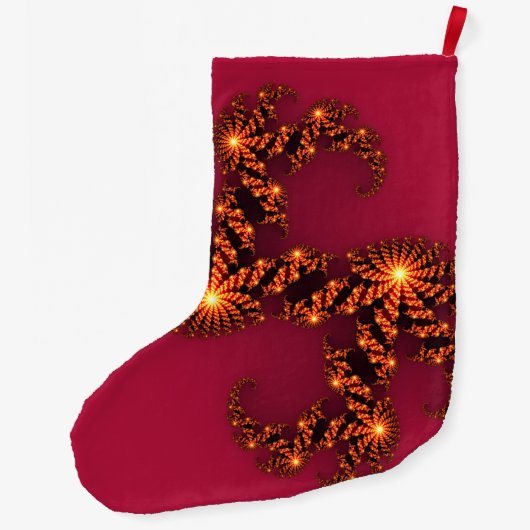 Blijf in de buik met een leuke dag grote kerstsok (Achterkant)