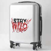 Blijf in de buurt sticker (Koffer)